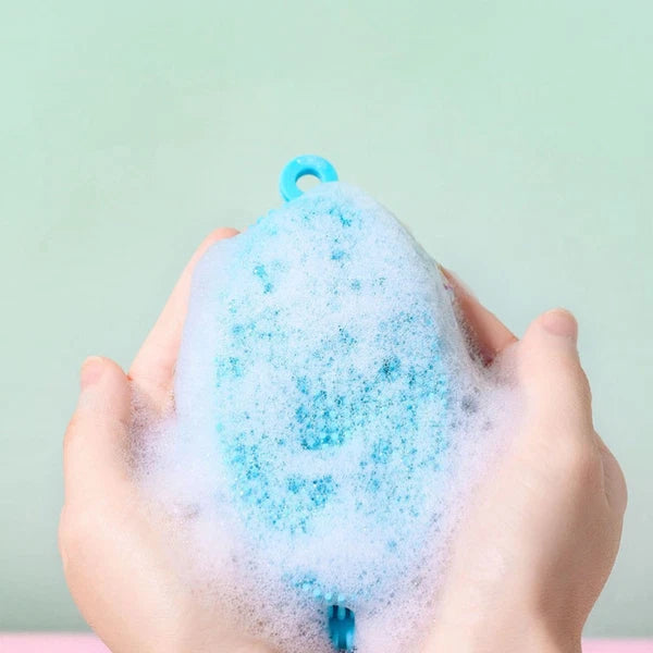 Bath Brush Body Exfoliator Newborn Baby Hair Washing Skin Scrubber