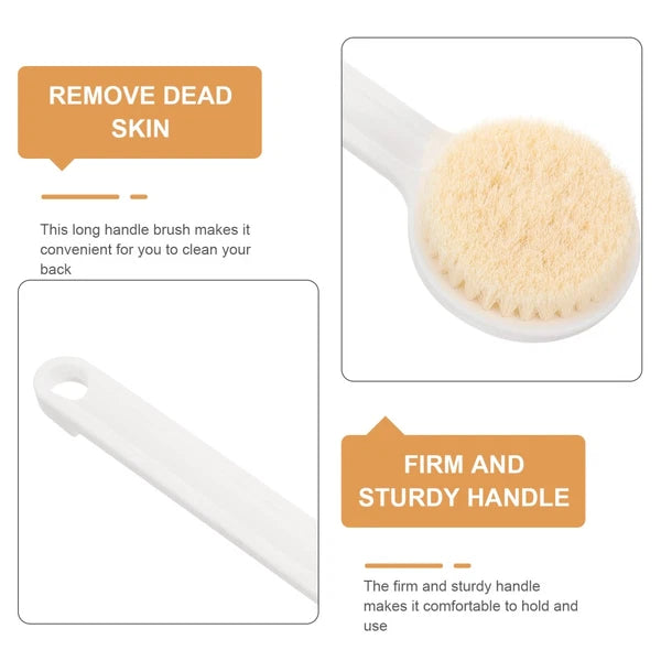Back Scrubbing Brush Bath Scrubber Brushes Long Handles for Elderly