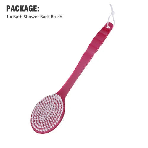 Body Back Bath Brush - for Shower with Long Handle, Back Washer Scrubber NEW