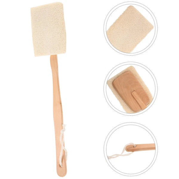 Back Massage Brush Shower with Long Handle Body Wash Scrubber Bath