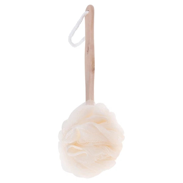 Bath Sponge Brush with Long Handle for Exfoliating and Cleaning Hard Areas