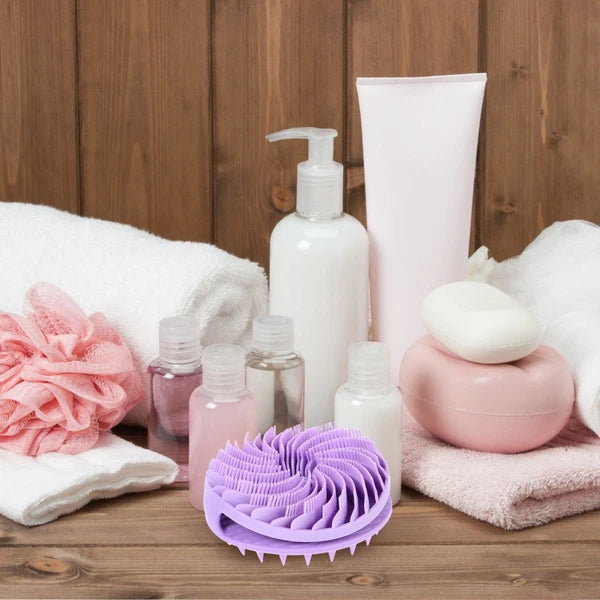 Exfoliating Bath Brush Woman Face Scrub Exfoliator Body Silicone Scrubber