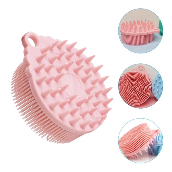 Bath Brush Man Child Silicone Body Shower Brushes Hair Baby Scrubber