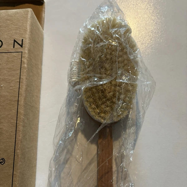 Vintage 1998 AVON The Wood Bath & Shower Brush Original Box NEW Exfoliating