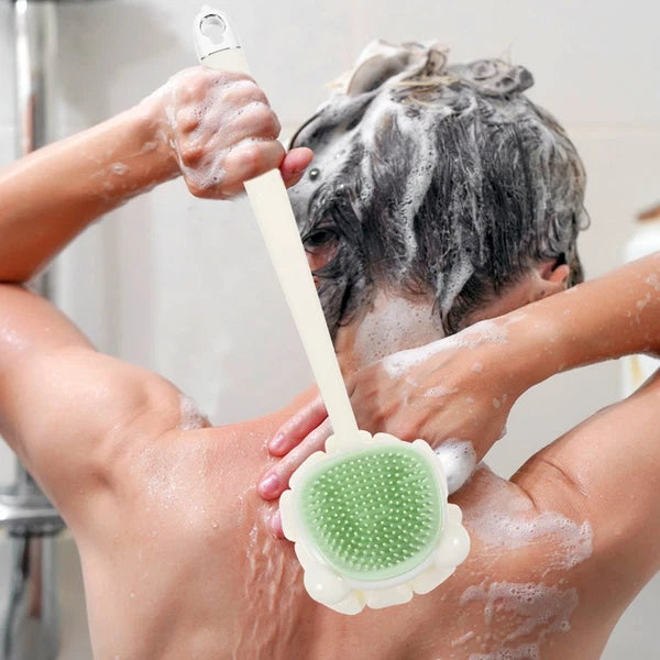 Bath Brush Multi Functional Double-sided Shower Body Wash Scrubber