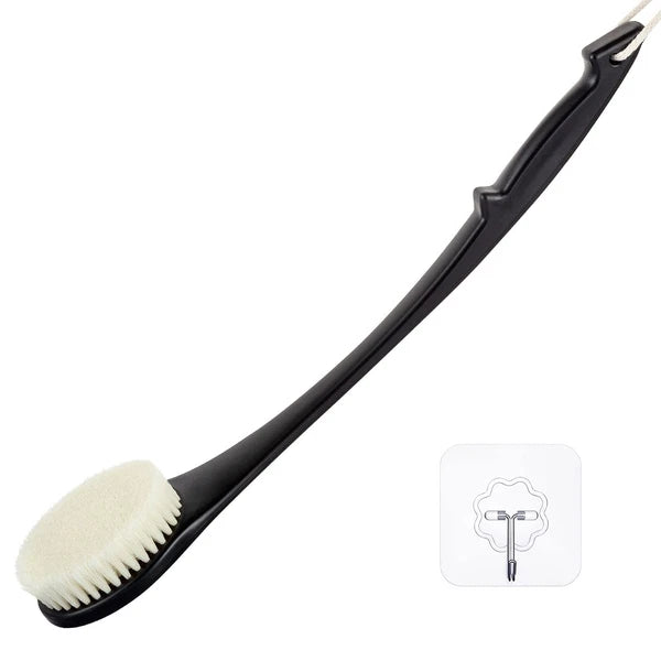 17Inch Long Handle Body Back Scrubber Shower Brush for Deep Cleaning Exfoliation