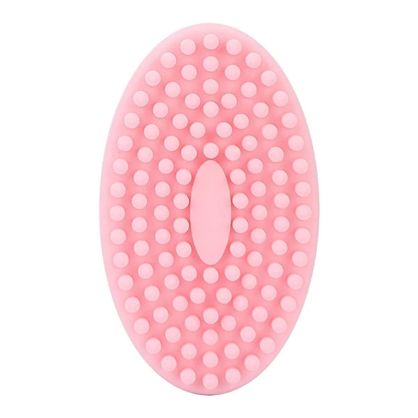 Silicone Body Exfoliating Brush Baby Bath Massage Brush Shower Scalp Scrubber