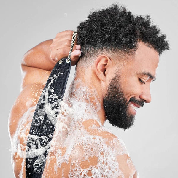 Washing Back Strap Bath Brush Exfoliator Back Shower Strap Back Scrubbing Towel