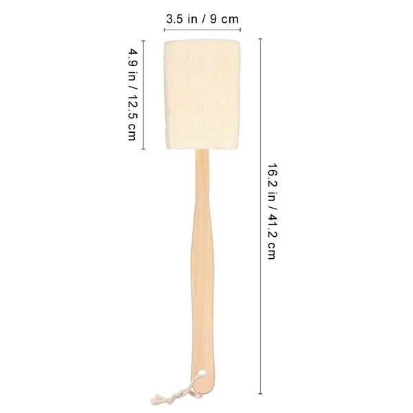 Loofah Bath Brush Work Body Exfoliator Scrubber Skin for Dry Brushing