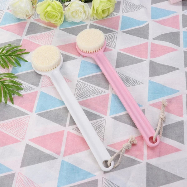 Exfoliating Body Brush Back Scrubber Brush Bristle Bath Brush