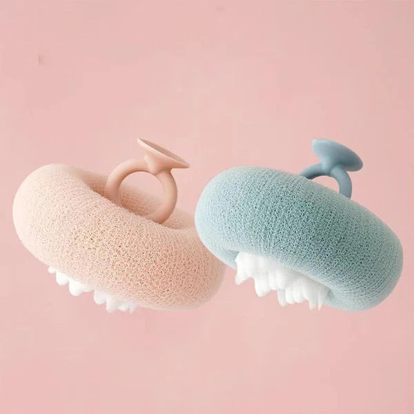 Shower Sponge for Body Bath Courtesy Sponge soap balls for Women，scrub Your B...