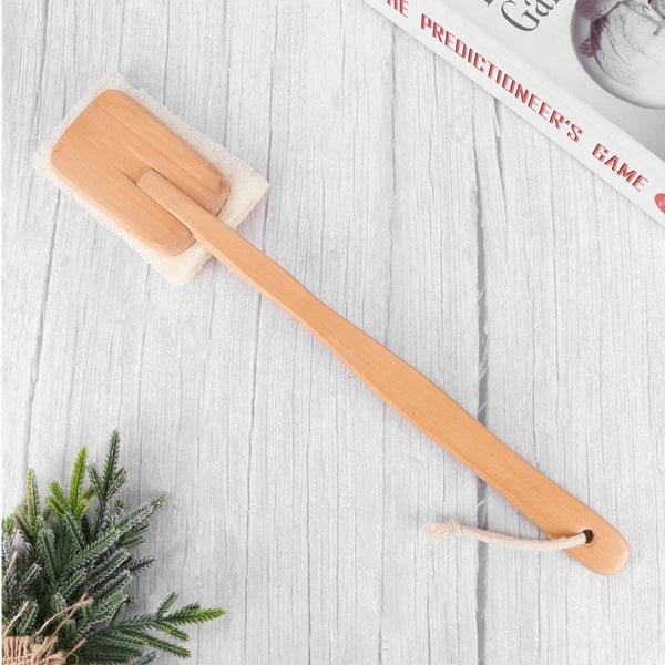 Bath Sponge Brush Natural Loofah Man Shower Scrubber for Body Exfoliating