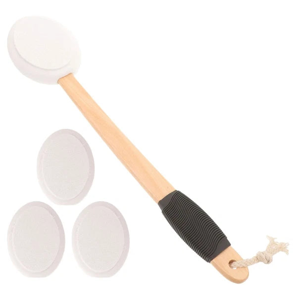 Back Applicator Anti-slip Bath Brush Set Elderly Baby Body Cream for Lotion