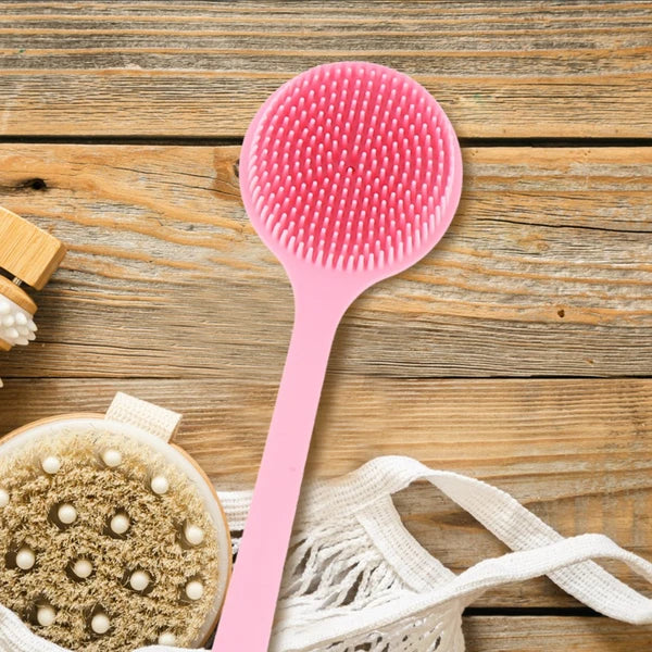 2 Pack Bath Brush Skin Exfoliator Scrubber Elderly Man Back for Shower