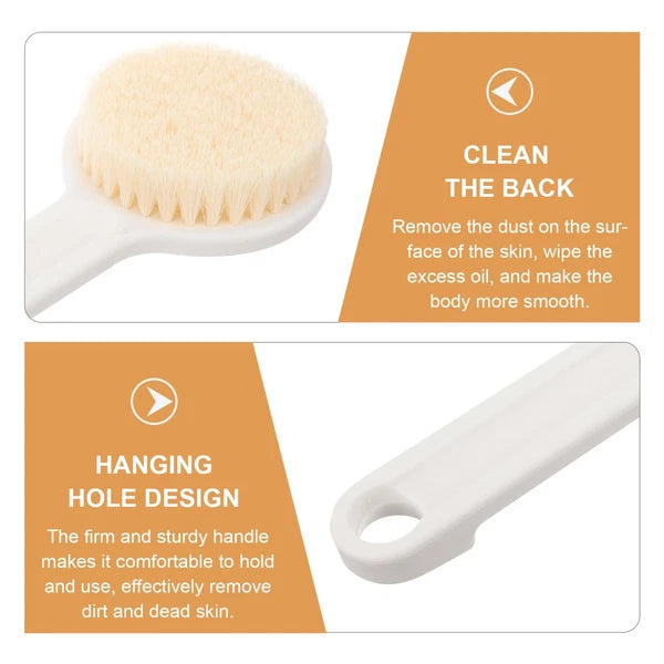 Back Scrubbing Brush Bath Scrubber Brushes Long Handles for Elderly