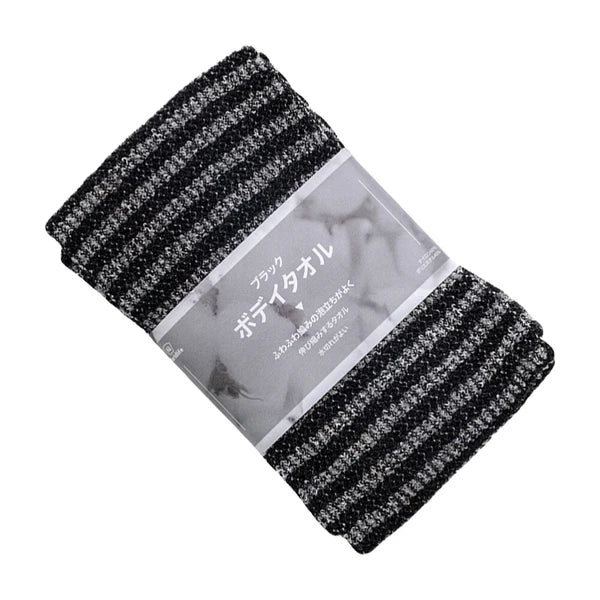 2 Pc Bath Towel Silicone Shower Brush Back Exfoliator Massage
