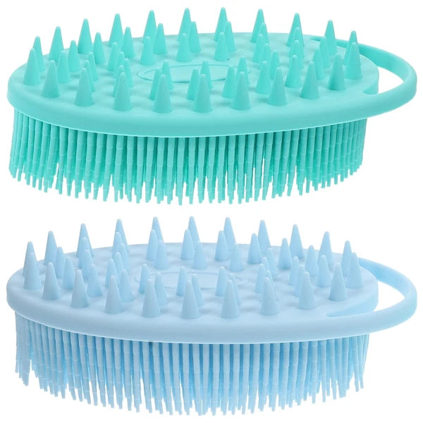 2 Pcs Bath Brush Body Scrub Multi-functional Exfoliating