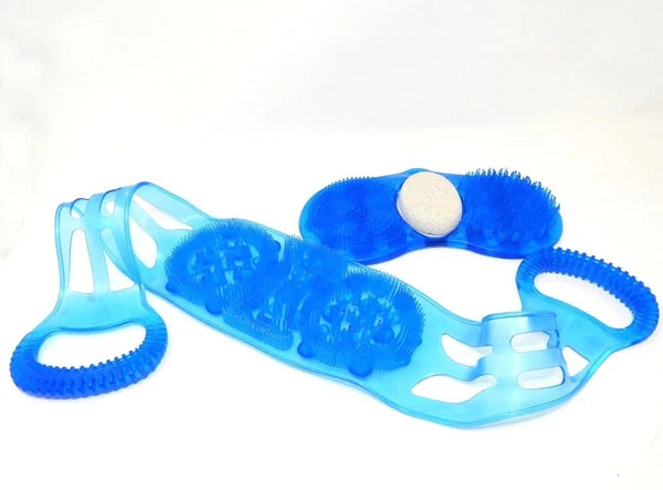 Spa Kit Body Back & Foot 2pcs Gift Idea Pumice Stone Bath Massager Skin Scrubber