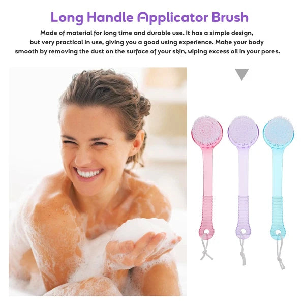3 Pcs Bath Brush Scrubber for Body Multi-functional Exfoliating Shower Back