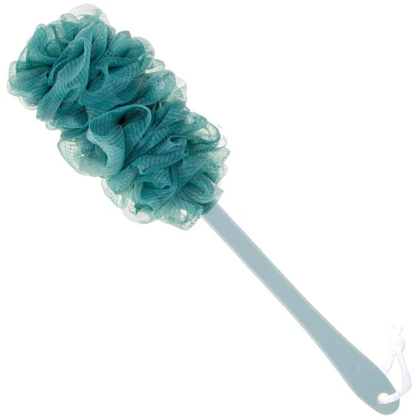 Back Scrubber for Shower Loofah Long Handle Bath Body Brush Soft Nylon Mesh S...