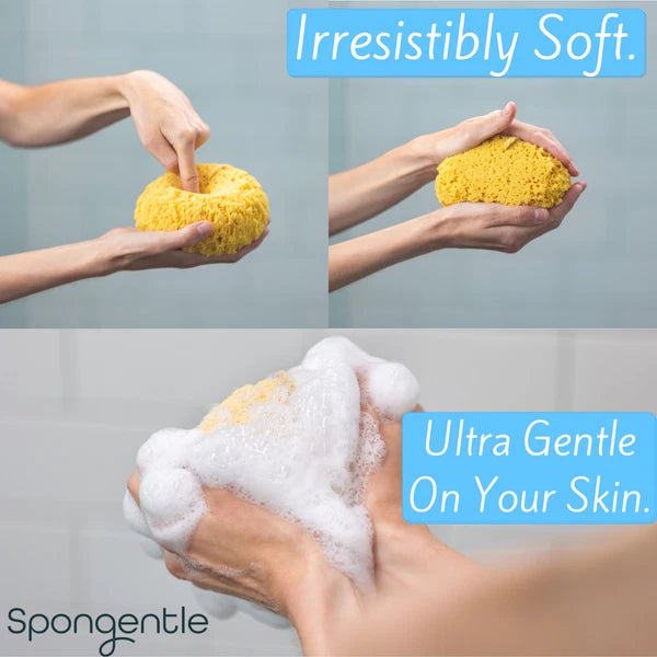 Exfoliating 2-Texture Loofah Sponge Ultra Soft, for Bath and Shower