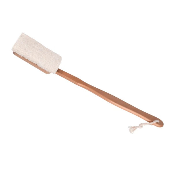Loofah Bath Brush Body Exfoliator Scrubber Hand Held for Bathing