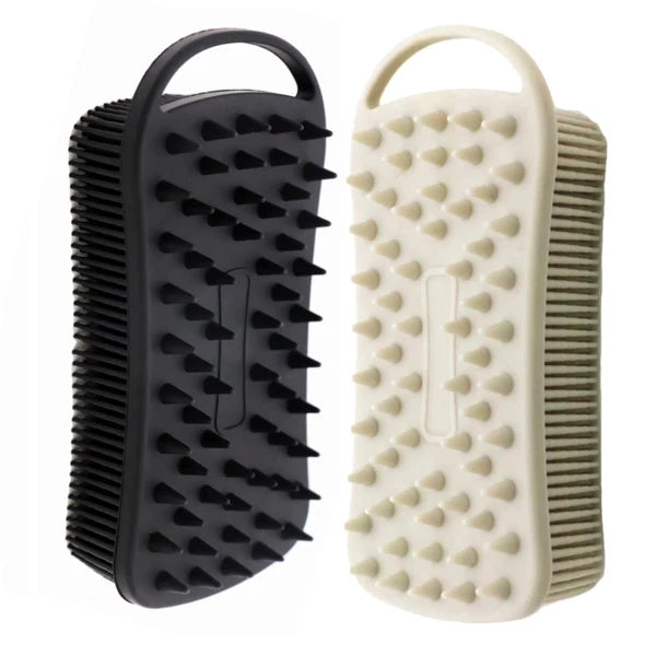 2Pack Dual Sided Silicone Body Scrubber for Exfoliating, Shower&Scalp Massage...