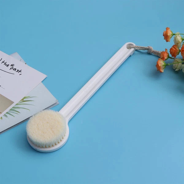Long Handle Bath Scrubber Printed Body Brush Exfoliating Shower Brush