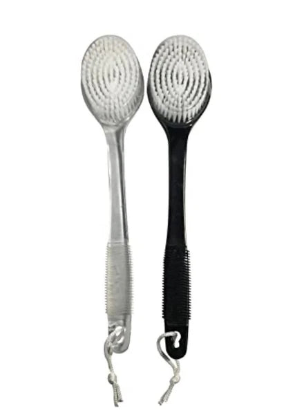 Blue Canyon Bath Brush Skin Back Massage Scrubber - With Rubber Handle - 1Pack