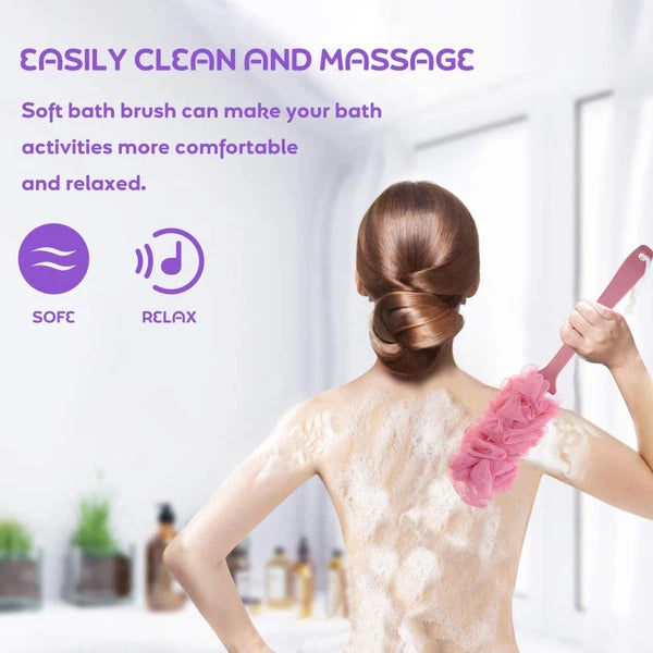 2 Pcs Bath Ball Brush Brushes Body Bathing Tool Back Exfoliating