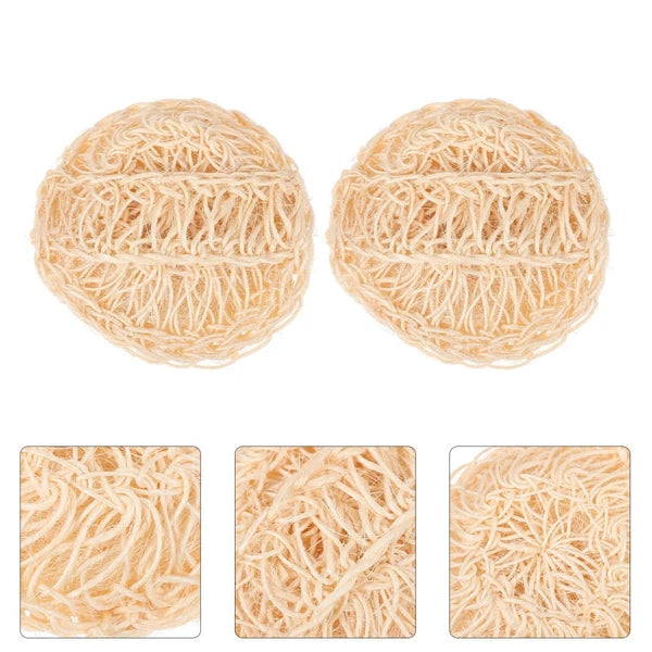 2 Pcs Sisal Bath Brush Man Mother Back Cleaners Shower Products Body Scrubber