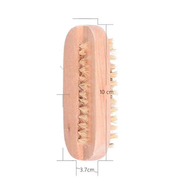 2pcs Wooden Shower Scrubber for Bathing Exfoliation