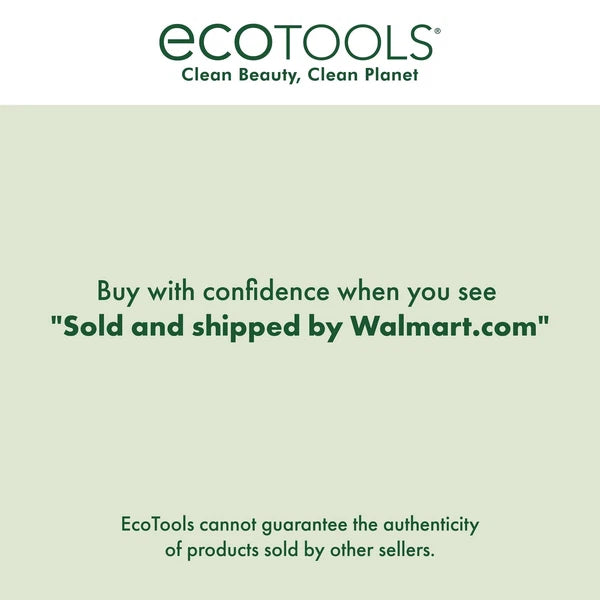 (4 pack) EcoTools EcoPouf Bath Brush, Loofah & Handle, Recycled Mesh Netting