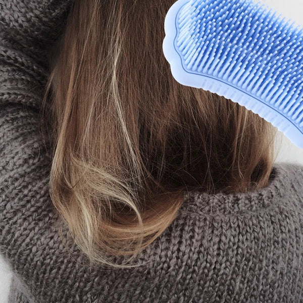 Cleaning Shampoo Comb Shower Exfoliator Men and Women Scalp Scrubber