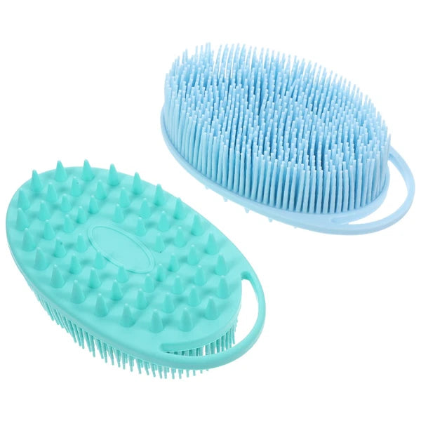 2 Pcs Bath Brush Body Scrub Multi-functional Exfoliating