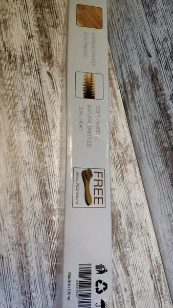 Bamboo Bath Brush Plus Small Face Brush