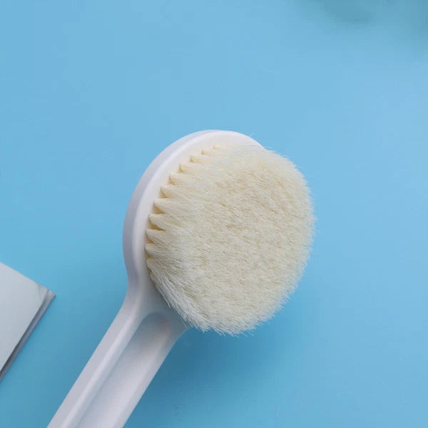 Long Handle Bath Scrubber Printed Body Brush Exfoliating Shower Brush