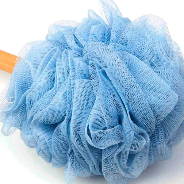 Loofah Back Scrubber for Shower, Wooden Long Handle Bath Sponge Lufa Shower Brus