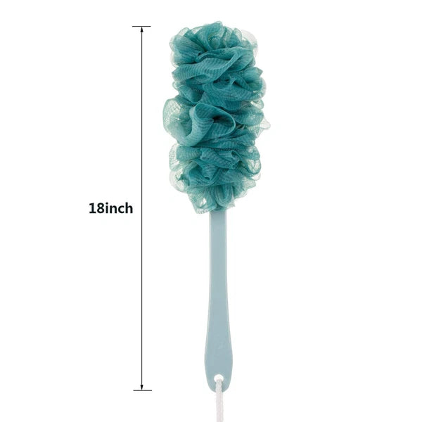 Back Scrubber for Shower Loofah Long Handle Bath Body Brush Soft Nylon Mesh S...