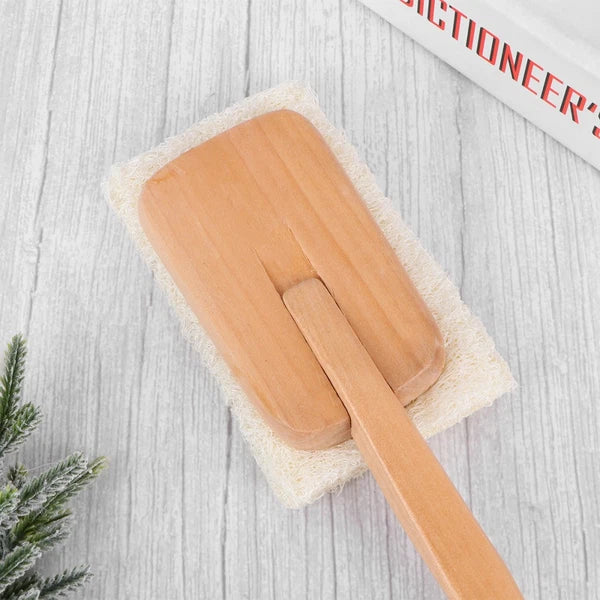 Bath Sponge Brush Natural Loofah Man Shower Scrubber for Body Exfoliating