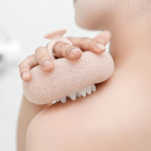Shower Sponge for Body Bath Courtesy Sponge soap balls for Women，scrub Your B...