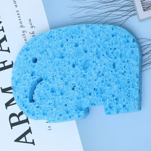 4Pcs Baby Bath Sponge Bath Rub Shower Sponge Cartoon Bath Brush Bath Rubbing
