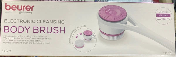 BEURER Gentle Exfoliating Electric Body Brush - Batteries Included /New