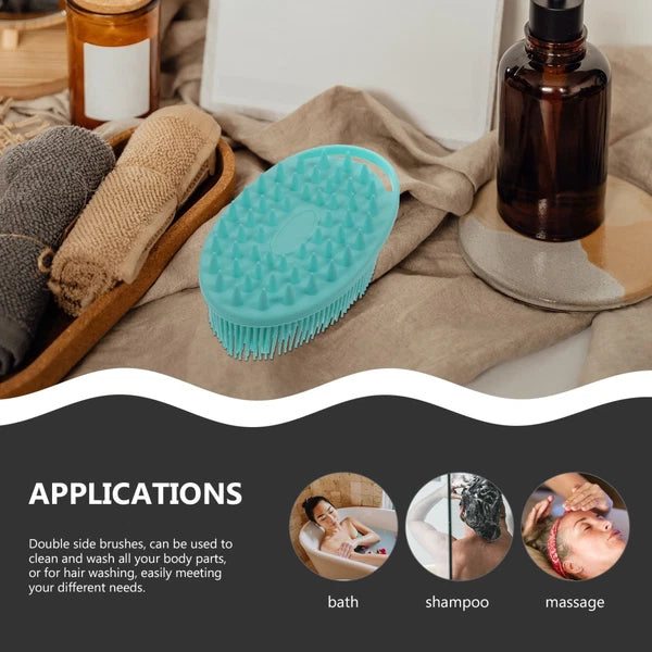 2 Pcs Bath Brush Body Scrub Multi-functional Exfoliating